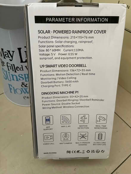 Photo of free Solar doorbell protection (Littlemore OX4) #2