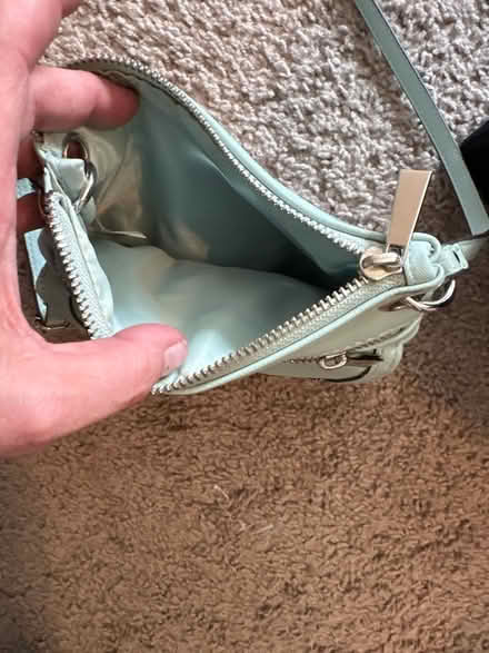 Photo of free Light blue purse (Arrow wood rd) #3