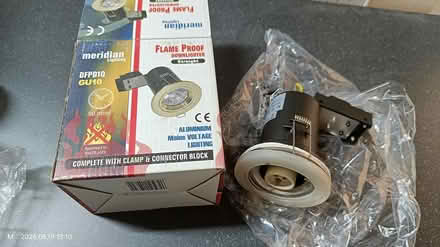 Photo of free Down light, flame proof, Chrome (Tilehurst, Reading RG31) #1
