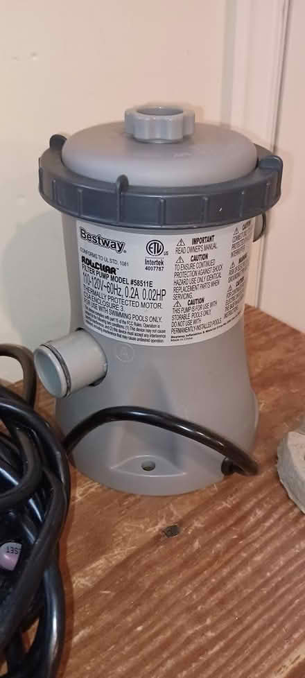 Photo of free Small Grey Pool Pump NEW (Prince William Cty, Manassas) #2