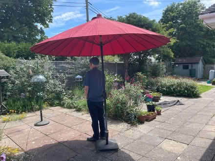 Photo of free Large red sun umbrella (California IP3) #1