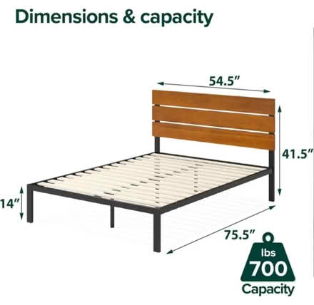 Photo of free Full bed frame (60610) #2
