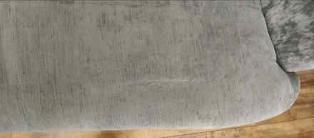 Photo of free 4 seater silver crushed velvet sofa (South Palmers Green N13) #3