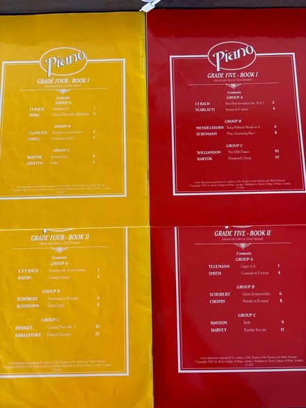 Photo of free Grade 4 & 5 piano books (BR3 Beckenham) #2