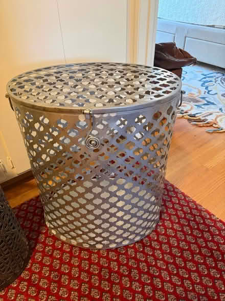 Photo of free Metal laundry baskets with lids (Los Altos) #3