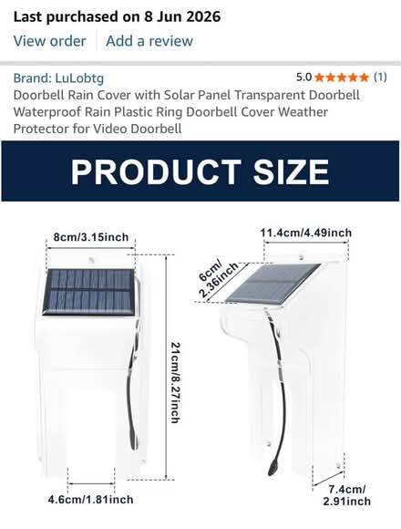 Photo of free Solar doorbell protection (Littlemore OX4) #3