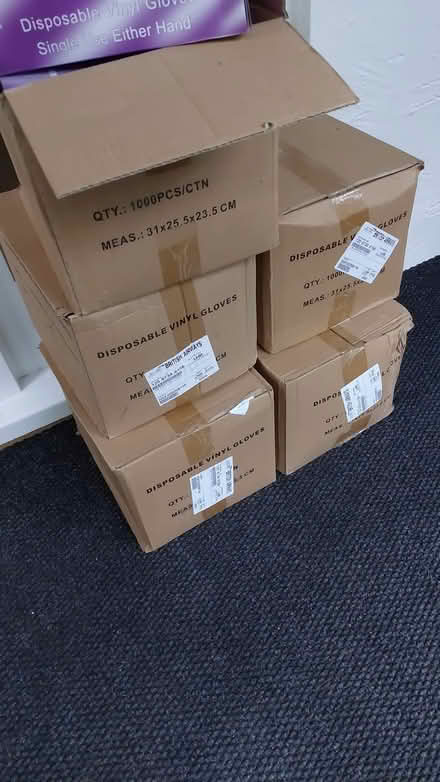 Photo of free Vinyl Gloves (Carnforth LA5) #2