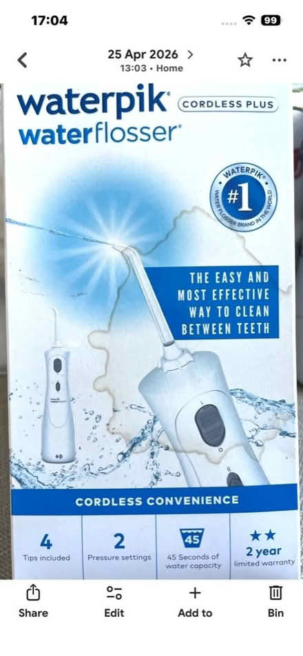 Photo of free Water Flosser (Sutton Farm SY2) #1