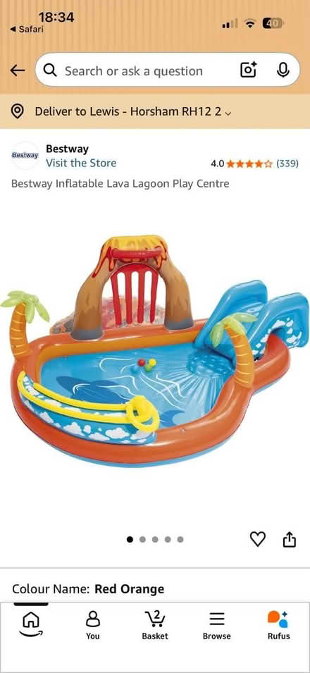 Photo of free Volcano like paddling pool (Horsham) #2