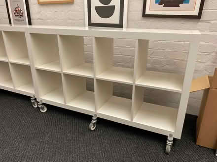 Photo of free IKEA Kallax Units x 2, with wheels (Bordesley B9) #2