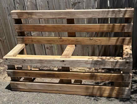 Photo of free Outdoor Wooden Bench Medford (Elm street opposite Aquavia rd) #1