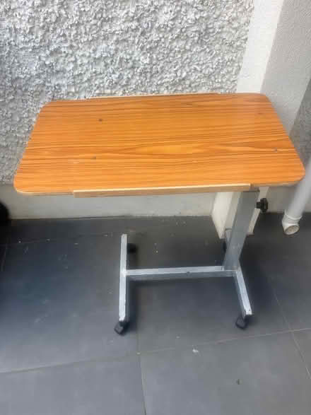 Photo of free Adjustable Bed Table on Wheels (South Dublin) #1