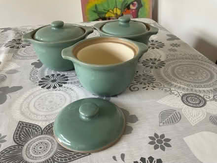 Photo of free 3 denby soup dishes (Ashingdon Hill Top SS4) #1