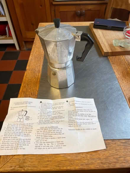 Photo of free Aluminium coffee maker (Llandrindod LD1) #1