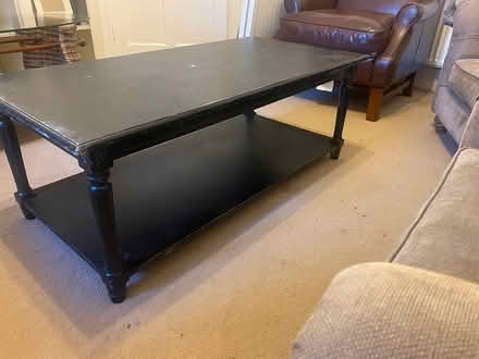 Photo of free Black coffee table (Portobello) #1