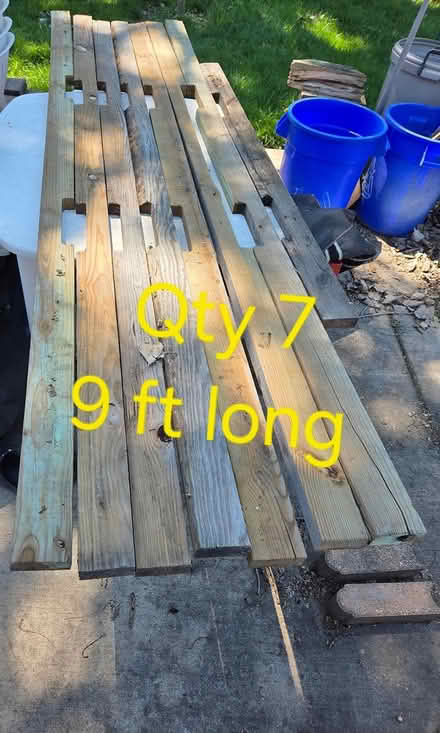 Photo of free 9ft long 2x4's Qty 7 (Elmhurst near Berens Park) #1