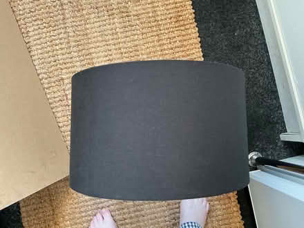Photo of free Large black ceiling light shade (Consett) #1