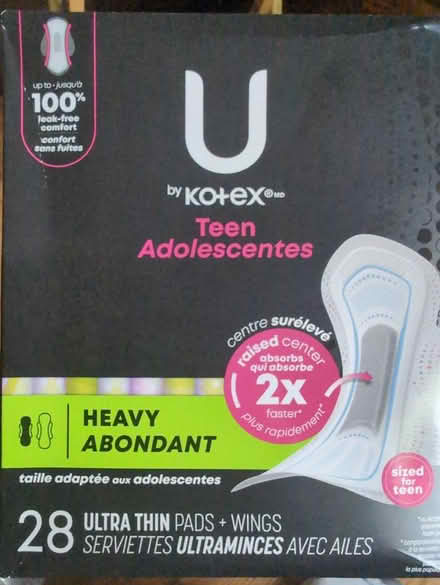 Photo of free U "Kotex" Teen feminine products (Old Barrhaven) #1