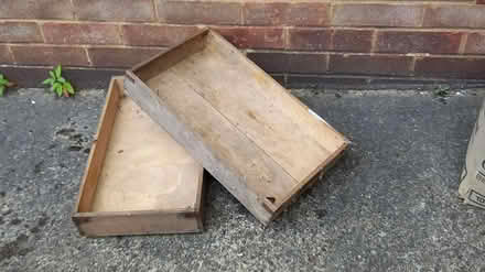 Photo of free 2x Wooden trays 48x28cm (Central Letchworth) #2