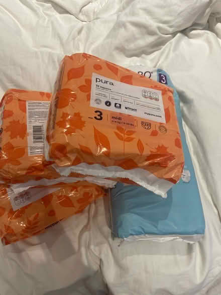 Photo of free 150 size 3 biodegradable nappies (Stratford, E15) #1