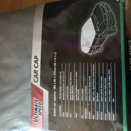 Photo of free Car cover (Gracemount EH17) #1