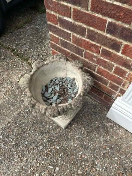 Photo of free Stone planter (Hastings. Broom grove TN34) #3