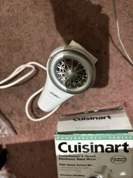 Photo of free Cuisinart 3-sp hand mixer broken (Mitty High area) #2