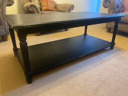 Photo of free Black coffee table (Portobello) #3