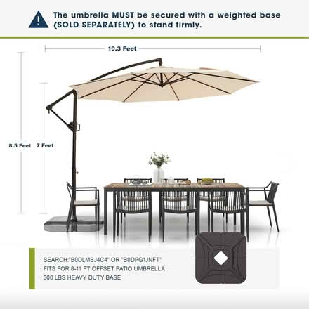 Photo of free large patio umbrella (Davis/Teele Square area) #2