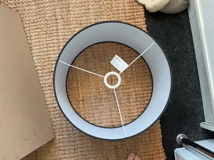 Photo of free Large black ceiling light shade (Consett) #2