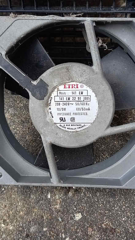 Photo of free Two Etri 240v fans with grilles (Central Letchworth) #2