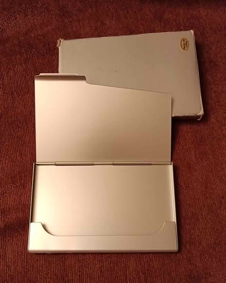 Photo of free Metal Business Card Holder (Ridgefield Park) #2