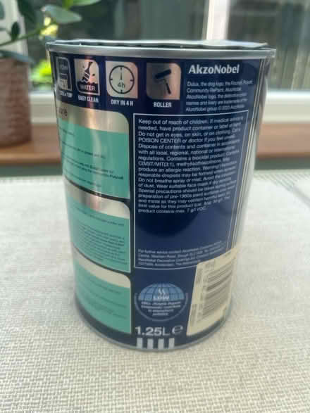Photo of free Dulux “Ink Well” paint 1.25l (Brookvale, RG21) #2
