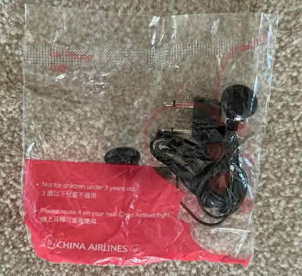 Photo of free Airline stereo headphones (Near De Anza College) #2