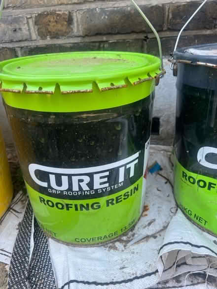 Photo of free Left over roofing resin and topcoat (SE12 8qq) #1