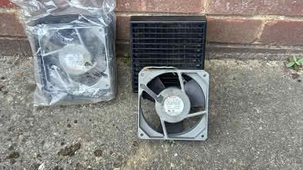 Photo of free Two Etri 240v fans with grilles (Central Letchworth) #1