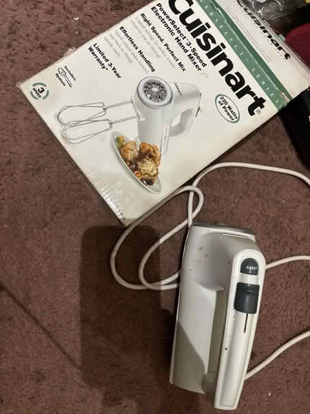 Photo of free Cuisinart 3-sp hand mixer broken (Mitty High area) #1