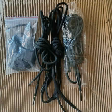 Photo of free New black shoe laces (BH9) #1