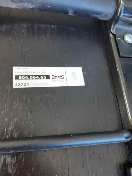 Photo of free Black foldable bar stool (Carnforth (LA5)) #4