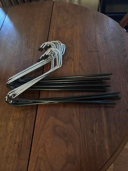 Photo of free Chrome Metal Pant Hangers (20) (Beacon Hill) #2