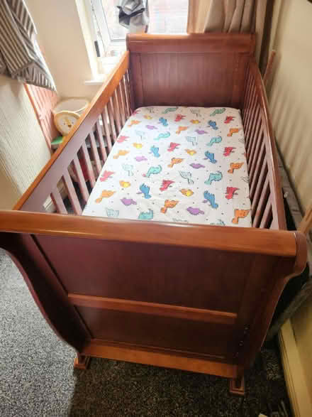 Photo of free Wooden cot bed (M6 6ED) #2