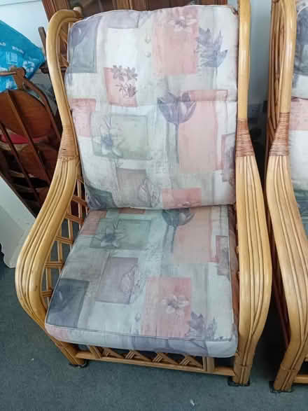 Photo of free 2 bamboo conservatory chairs (Caton green la2) #2
