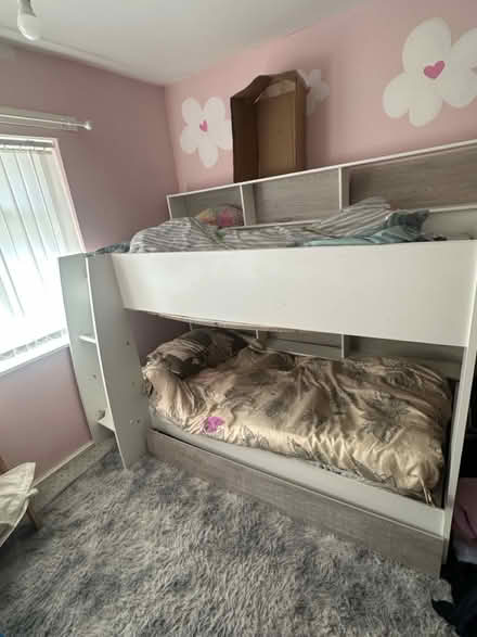 Photo of free White Double Bunk Bed (Bradford Bd10) #2