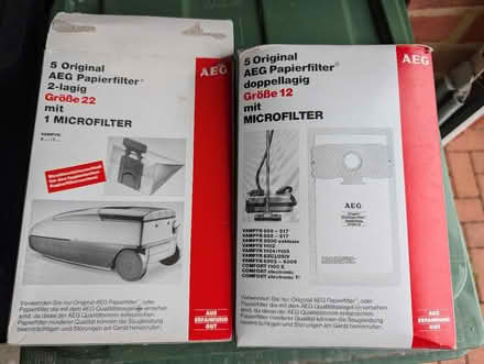 Photo of free AEG Vacuum Bags. (Medbourne MK5) #1