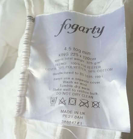 Photo of free Two duvets - King size (Bromham MK43) #3