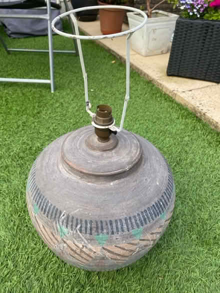 Photo of free Ceramic lamp vase (Galleywood CM2) #2