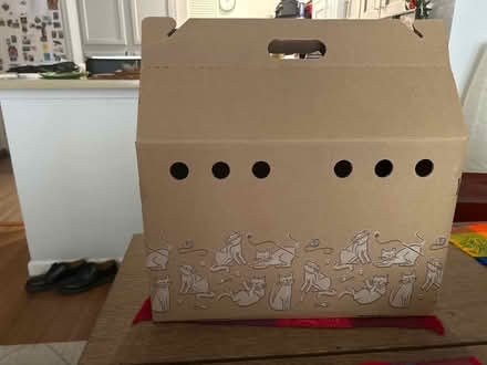 Photo of free Cat Carrier - cardboard (Claremont Hills, Oakland) #1