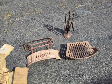 Photo of free Fireplace metalwork plus tools (Hartington Road BN2) #1