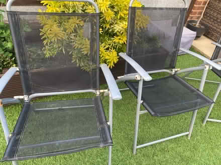 Photo of free 4x foldable garden chairs (Galleywood CM2) #3