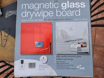 Photo of free Magnetic Glass Dry-Wipe boards (Hitchin, Halsey Drive) #1